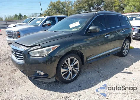 2013 Infiniti Jx35 z USA, uszkodzony, nr VIN 5N1AL0MN7DC320823